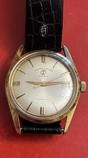 ORIGINAL FAVRE-LEUBA GENEVE DATMATIC PLAQUE ROSE SWISS MEN FULL WORKING
