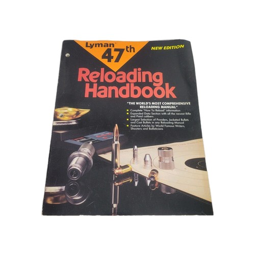 Lyman reloading handbook 47th - reloading,