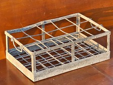 Porte-bouteilles en acier galvanisé Vintage