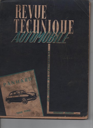 Revue technique panhard dyna - technique,