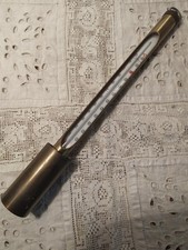 Ancien thermomètre en laiton