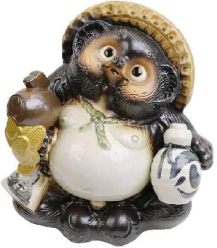 Tanuki shigaraki yaki ware - tanuki,