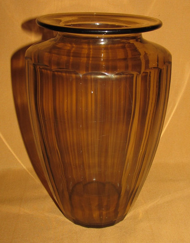 Ancien vase art déco verre - vase,
