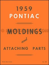 1959 Pontiac Chrome Bord Corps