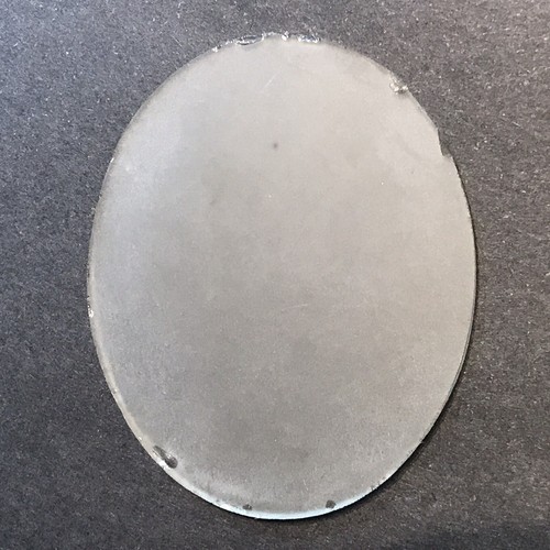 Verre ovale satiné - verre, 4,8