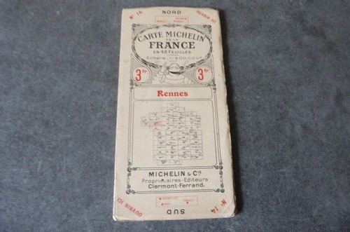 Ancienne carte rennes - ancienne, no