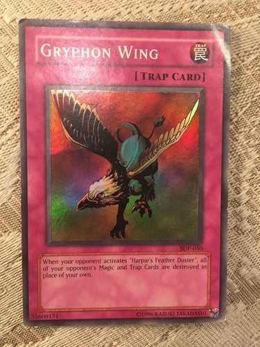 Yugioh gryphon wing sdp 050 - gryphon,