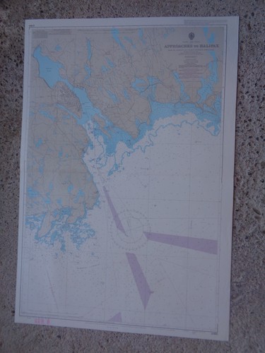 Carte marine approaches to - carte,