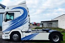 Set De Scania Bleu Ligne Stickers Polymère Film / 7 An Life