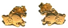 jolis clous d'oreilles ourson