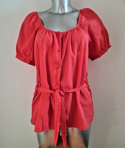 Top blouse effet gaufré - top,