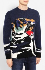 KENZO TIGER INTARSIA SWEATER