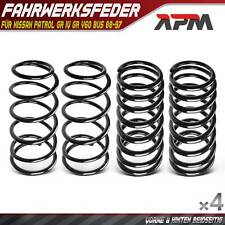 4x Ressorts avant Arrière pour Nissan Patrol Taille IV Y60 Bus 1988-97