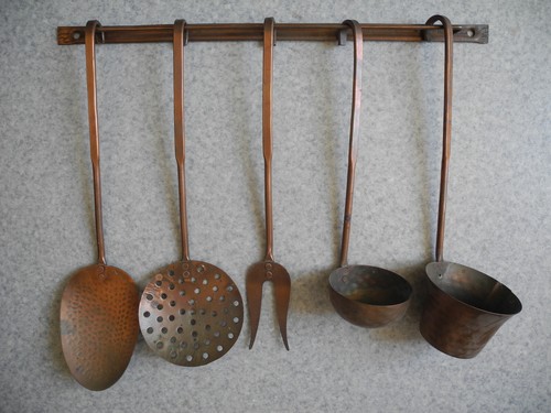Lot anciens ustensiles - lot, cuisine