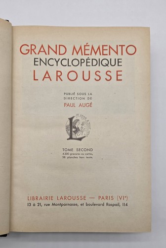 Grand mémento encyclopédique - grand,