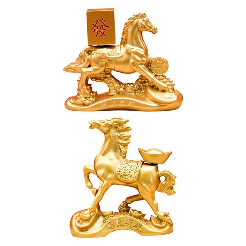 Statuette cheval feng shui - de,