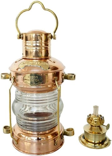 Lampe pétrole ancre - à,
