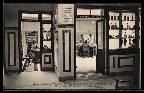 Cpa paris salon coiffure - cpa, de