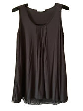 MYRINE vends ravissante Tunique Grise Avec voiles Plumetis