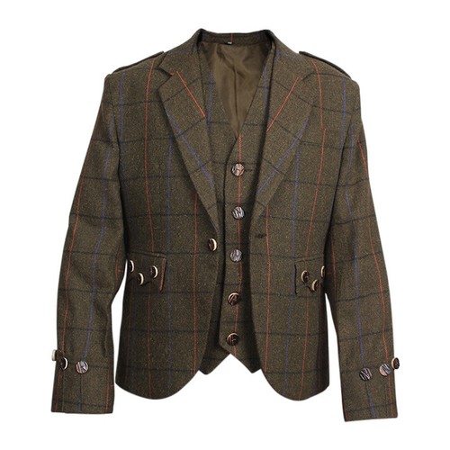 Veste tweed écossais - veste, en