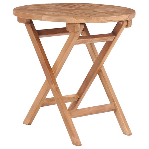 Bois teck solide table - bois,