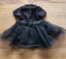 Robe de soirée noire Corolle 36 cm Vanille 2008 paillettes 