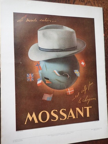 Chapeau mossant publicité - mossant,
