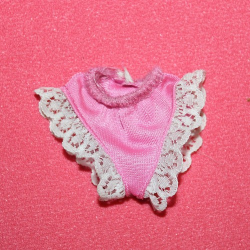 Culotte rose dentelle - , poupée