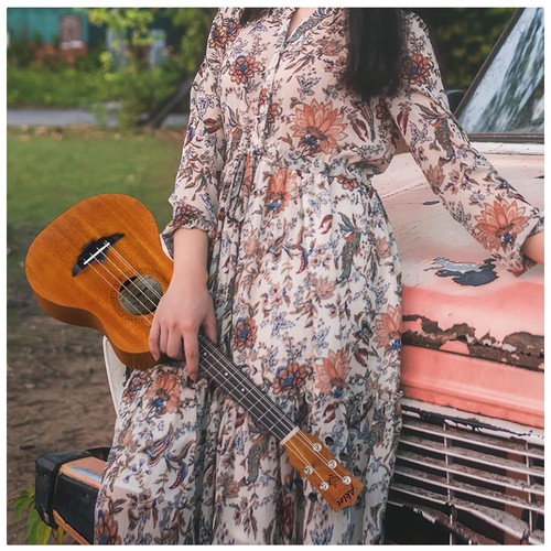 Inch string ukulele - inch, solid