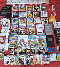 Lot Nintendo DS 3DS Wii U Switch Jaquettes Boîtes Notices Cartes R.A. *JRF