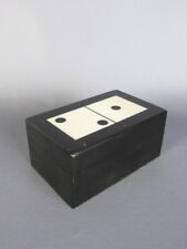 Coffret En Matériau Composé Rectangulaire Avec À L'Intérieur Un Jeu De Domino