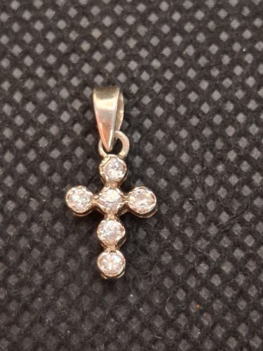 Ancien pendentif croix - ancien, en