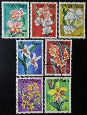 TIMBRES du VIETNAM - FLEURS -