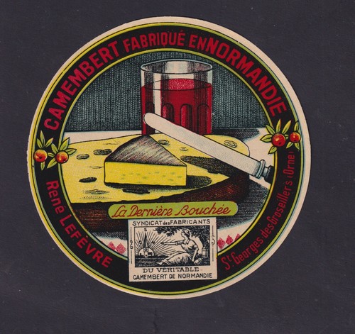 Ancienne étiquette fromage - étiquette,
