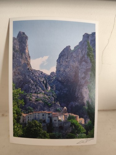 Carte postale france moustiers - france,