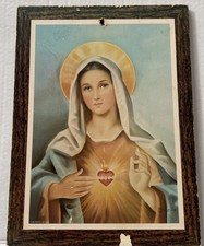 Vtg  Immaculate Heart of Mary