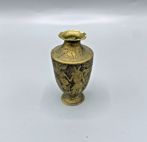 Petit vase égyptien laiton - vase,