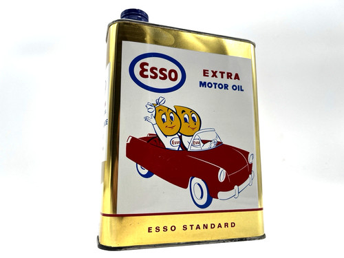Bidon huile esso - bidon,