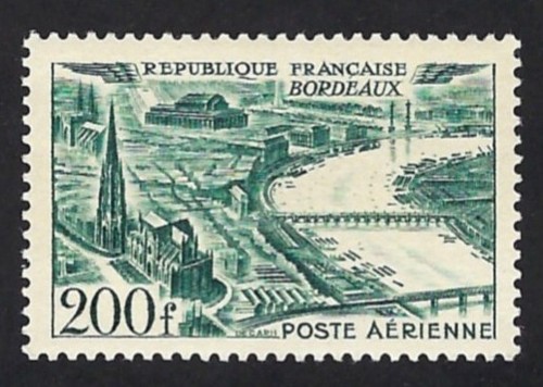 Poste aerienne 25a papier - aerienne, n°25a