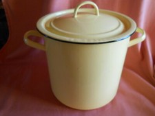 Faitout en tôle émaillée