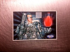 ORANGINA MOVE RED CYBORG  pub advert carte postale  postcard 