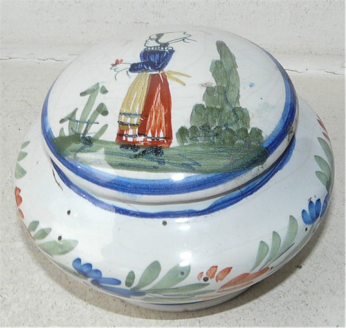 Quimper boite faience - boite, en