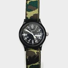 Montre militaire BENRUS BR763 à remontage manuel style époque Vietnam USA