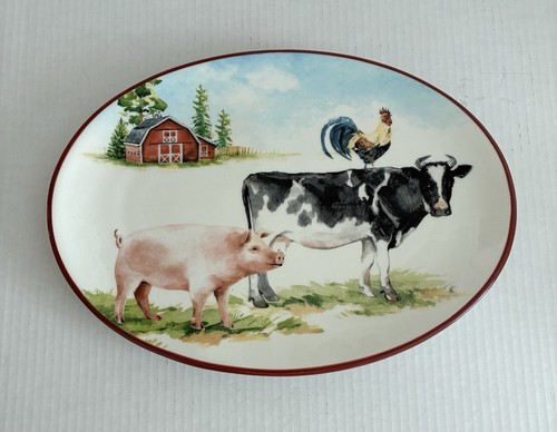 Farm inspired oval - farm,