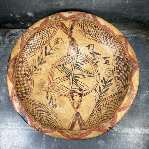 Kabyle plate hand - kabyle, hand-painted