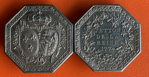 Jeton reine 1774 marie - de, 1774.