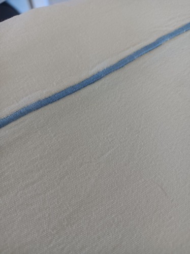 Drap coton ancien bordure - ancien,