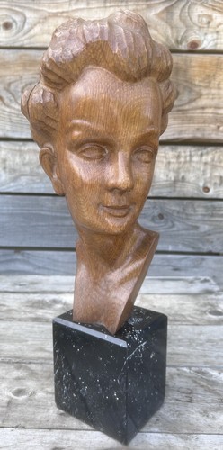 Ernest patris buste bois - ernest,
