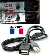 Cable USB POUR AUTORADIO PEUGEOT CITROEN AUTORADIO RT6 RD5 RD45 RD43 AUX psa