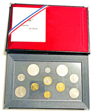 COFFRET FDC 1990 - MONNAIE DE PARIS - AVEC DEUX 100 FRANCS ARGENT - NEUF -